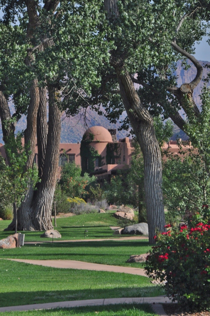 the resort grounds
